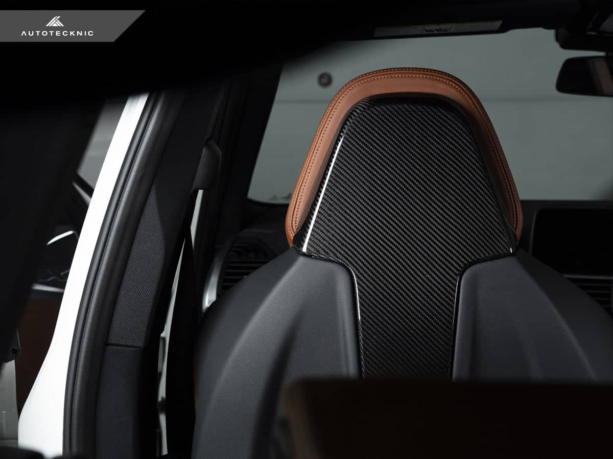 AutoTecknic Dry Carbon Seat Back Cover Set - BMW F97 X3M | F98 X4M