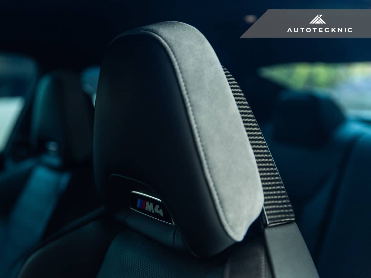 AutoTecknic Dry Carbon Seat Back Cover Set - BMW G80 M3 | G82 M4