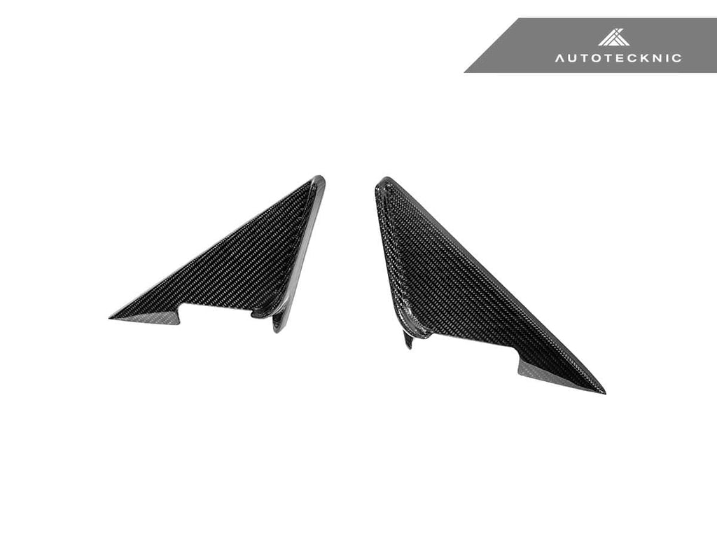 AutoTecknic Dry Carbon Side Mirror Wind Deflector Set - BMW G87 M2