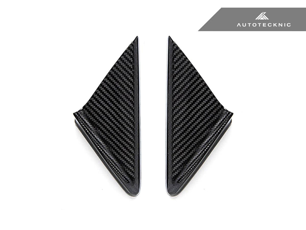 AutoTecknic Dry Carbon Side Mirror Wind Deflector Set - Porsche 911 (991) | 981 Boxster/Cayman | 718 (982)