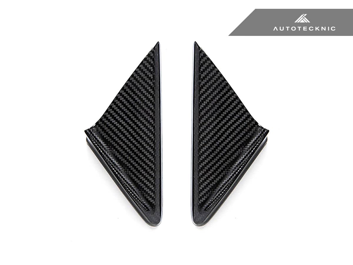 AutoTecknic Dry Carbon Side Mirror Wind Deflector Set - Porsche 911 (991) | 981 Boxster/Cayman | 718 (982)