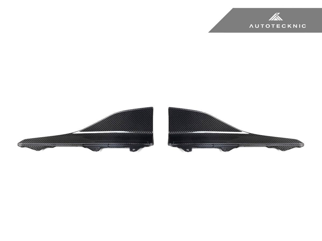 AutoTecknic Dry Carbon Side Skirt Winglet Set - BMW F87 M2