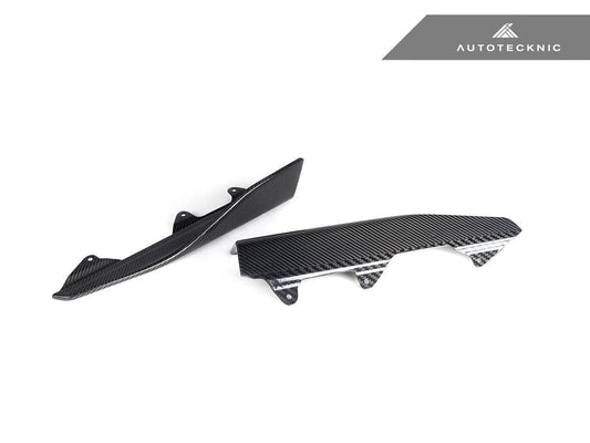 AutoTecknic Dry Carbon Side Skirt Winglet Set - BMW F87 M2