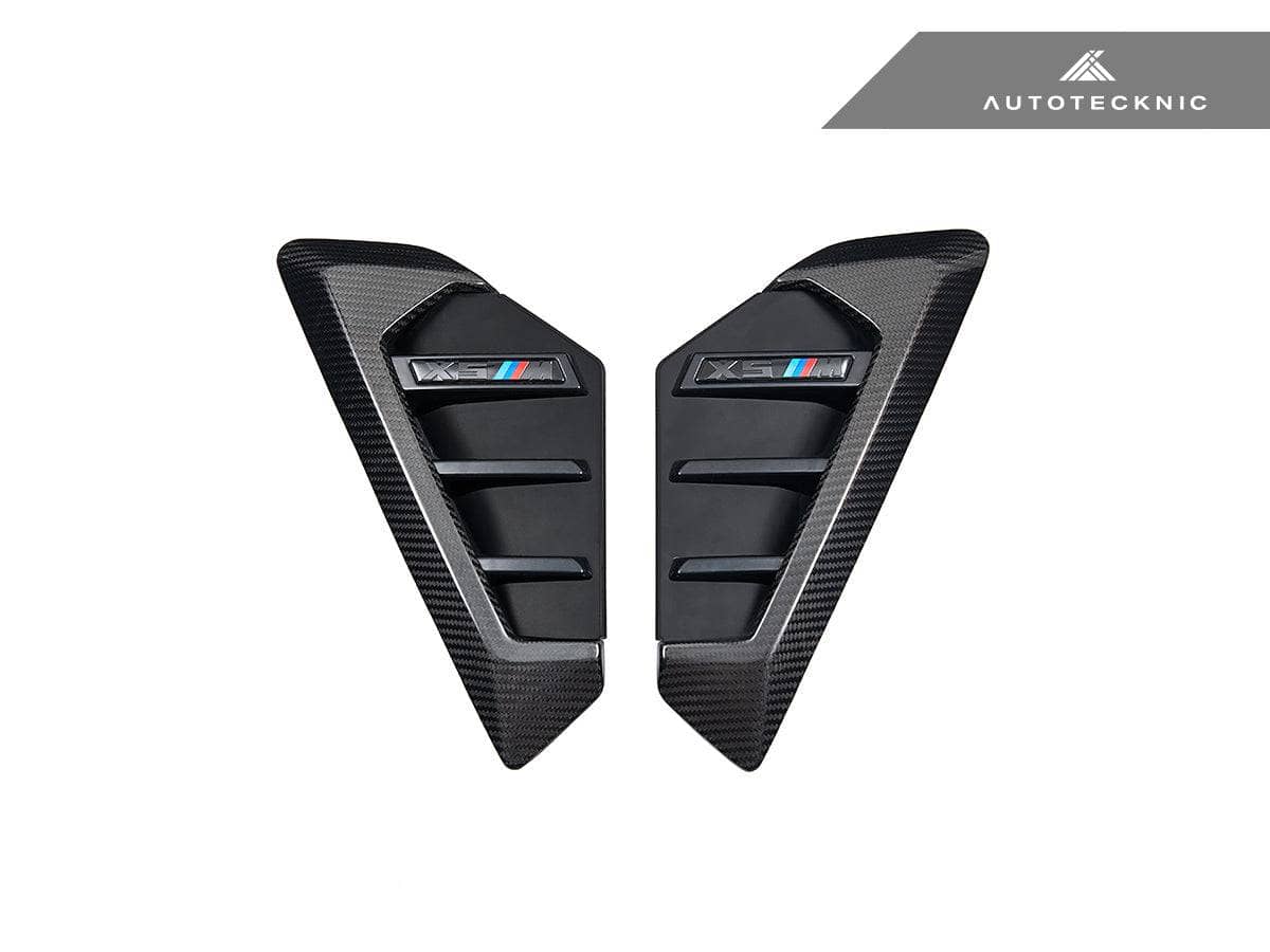 AutoTecknic Dry Carbon Side Vent Set - BMW F95 X5M LCI