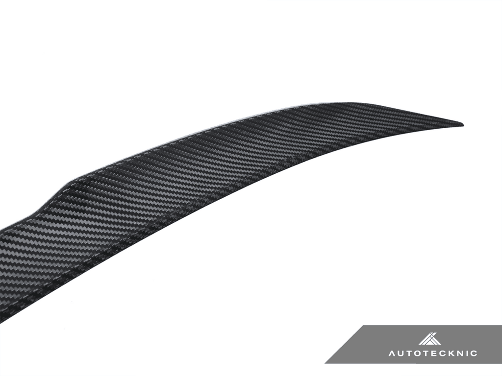 AutoTecknic Dry Carbon V1 Elevated Trunk Spoiler - BMW G80 M3