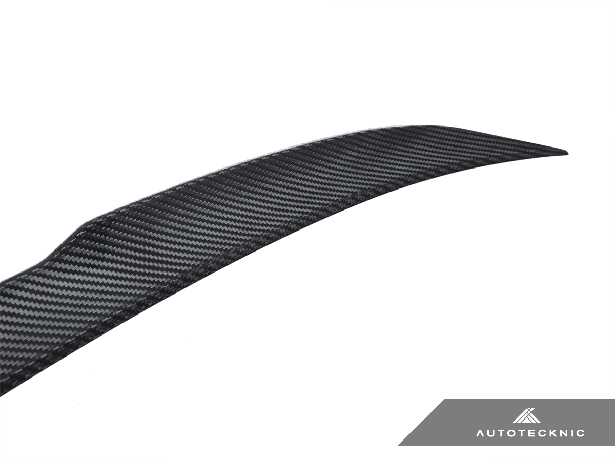 AutoTecknic Dry Carbon V1 Elevated Trunk Spoiler - BMW G80 M3