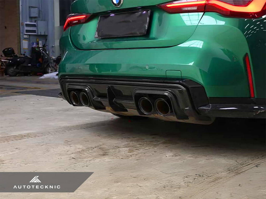 AutoTecknic Dry Carbon Versus Rear Diffuser - BMW G80/ G81 M3 | G82/ G83 M4