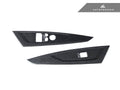 AutoTecknic Dry Carbon Window Switch Panel Trim Set - BMW G22 4-Series