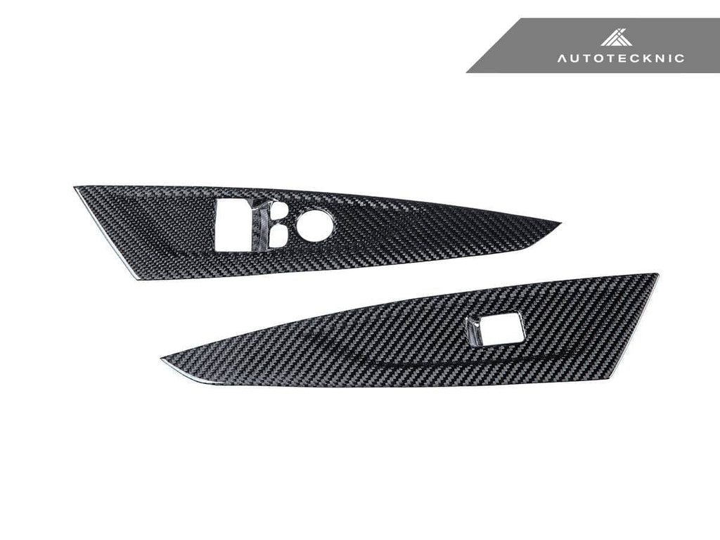 AutoTecknic Dry Carbon Window Switch Panel Trim Set - BMW G22 4-Series