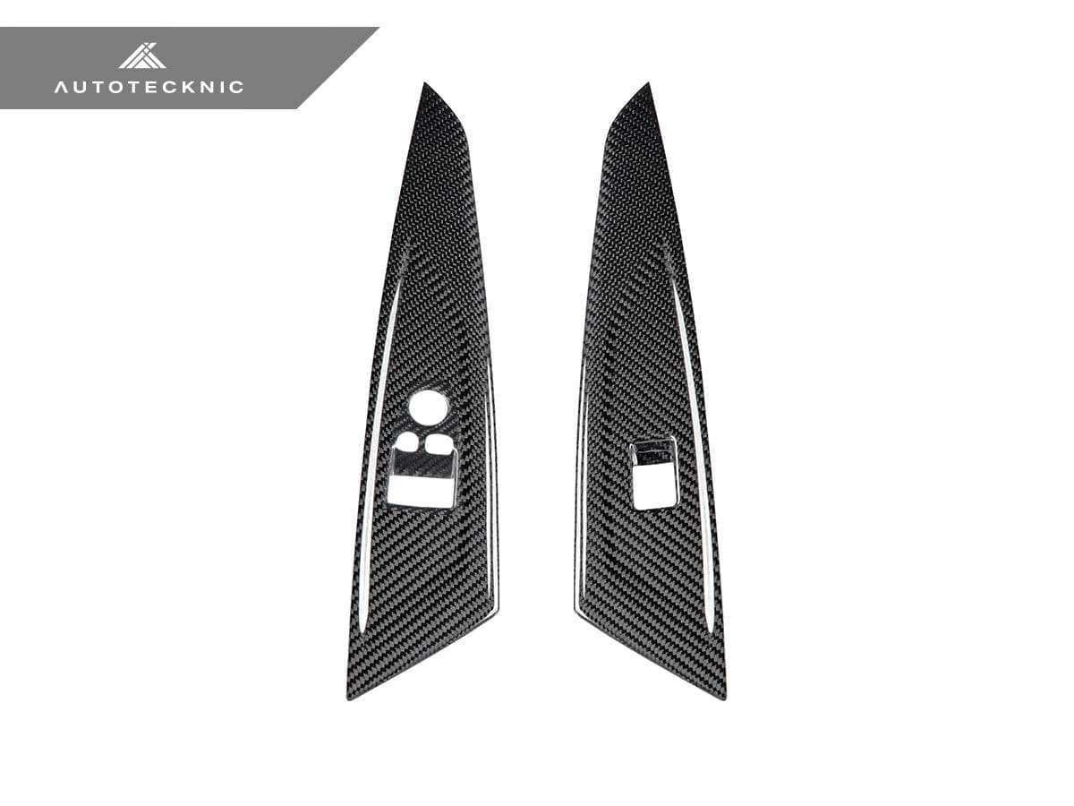 AutoTecknic Dry Carbon Window Switch Panel Trim Set - BMW G22 4-Series