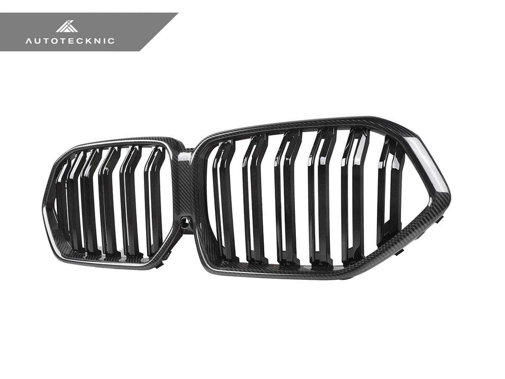 AutoTecknic Dual-Slat Carbon Fiber Front Grille - BMW G06 X6 LCI