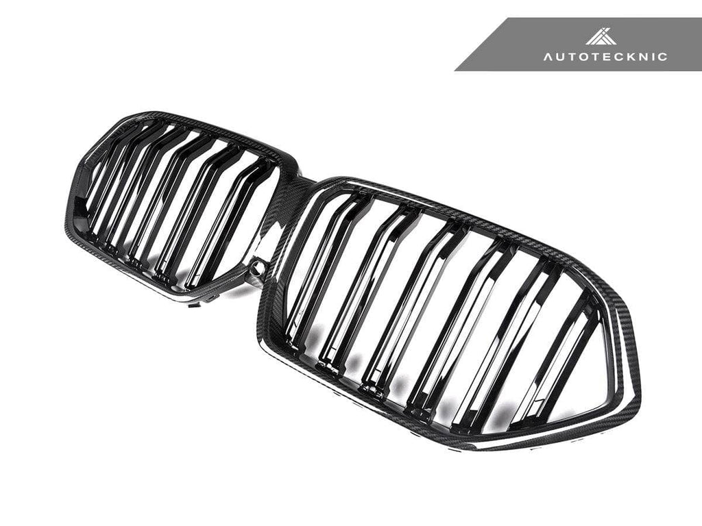 AutoTecknic Dual-Slat Carbon Fiber Front Grille - BMW G06 X6 LCI