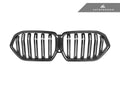 AutoTecknic Dual-Slat Carbon Fiber Front Grille - BMW G06 X6 LCI
