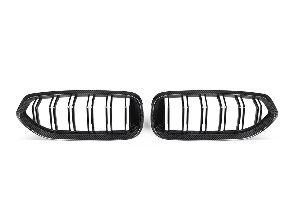 AutoTecknic Dual-Slat Carbon Fiber Front Grille Set - BMW G29 Z4