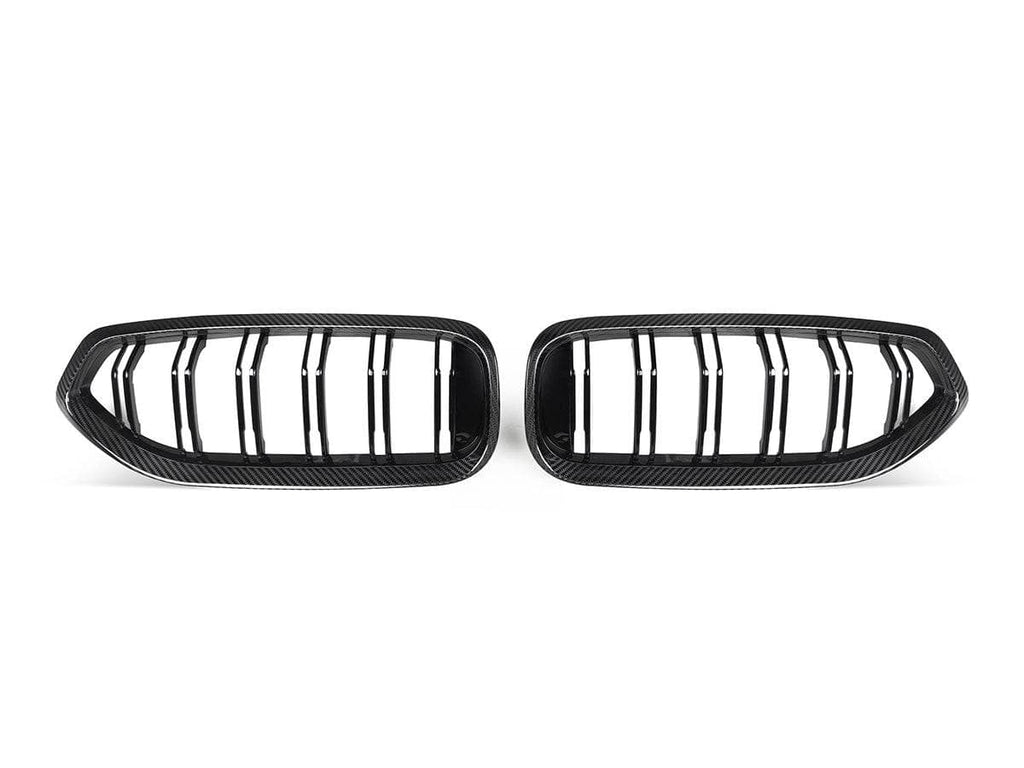 AutoTecknic Dual-Slat Carbon Fiber Front Grille Set - BMW G29 Z4