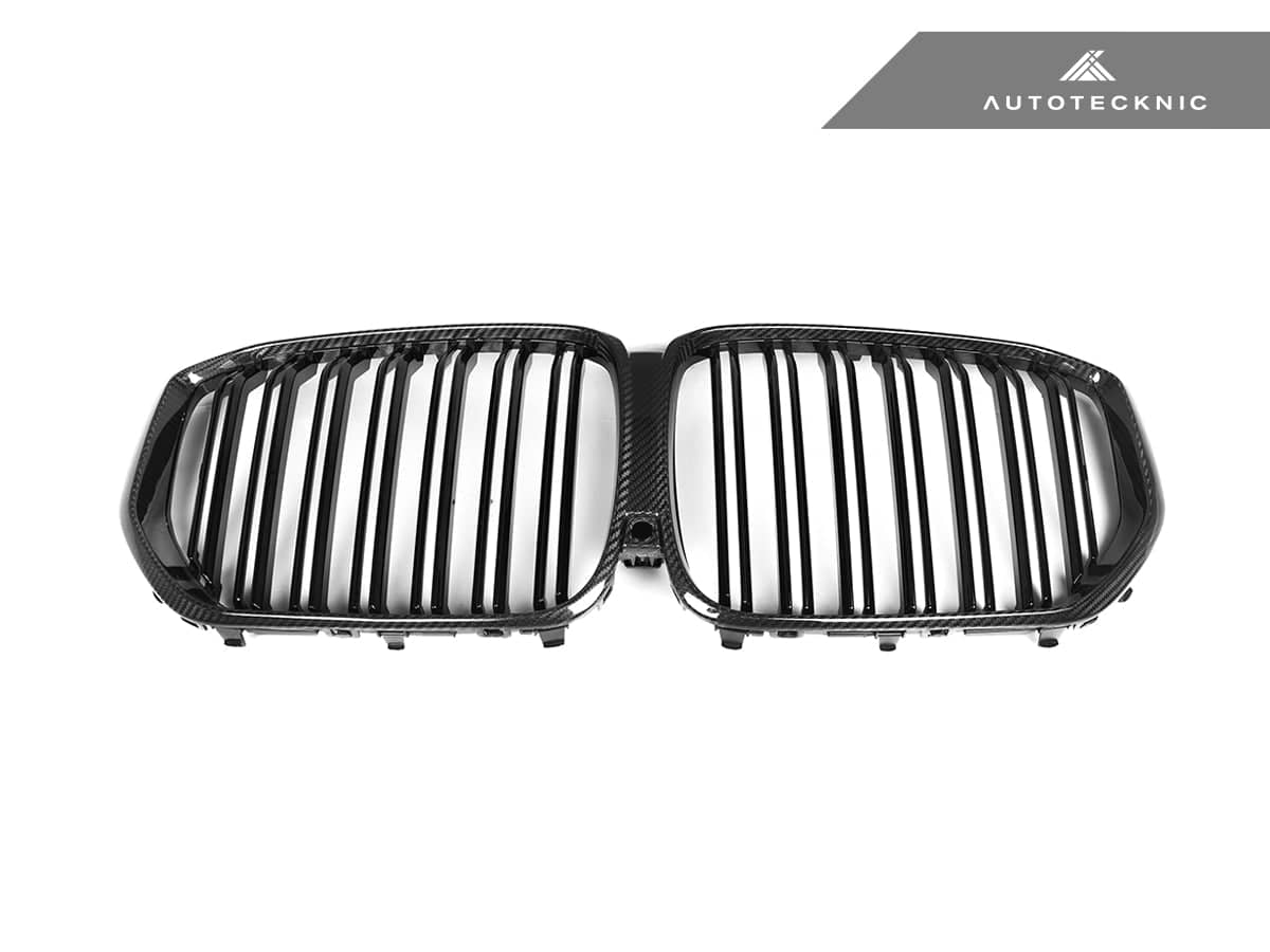 AutoTecknic Dual-Slat Dry Carbon Front Grille - BMW G05 X5 Pre-LCI