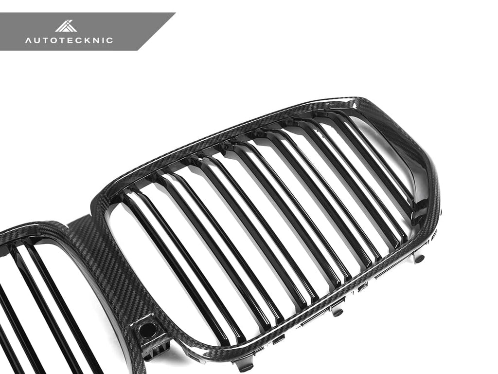 AutoTecknic Dual-Slat Dry Carbon Front Grille - BMW G05 X5 Pre-LCI