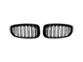 AutoTecknic Dual-Slat Glazing Black Front Grille Set - F34 3-Series Gran Turismo