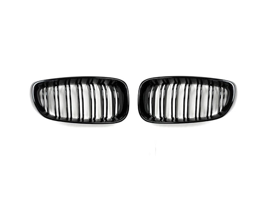 AutoTecknic Dual-Slat Glazing Black Front Grille Set - F34 3-Series Gran Turismo
