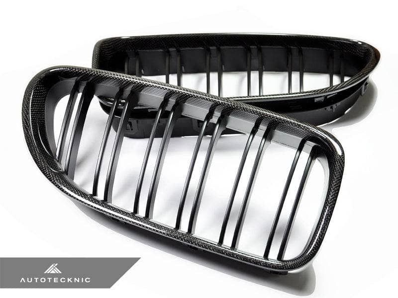AutoTecknic Dual-Slats Carbon Fiber Front Grille Set - BMW F06 Gran Coupe | F12 Coupe | F13 Cabrio | 6-Series & M6