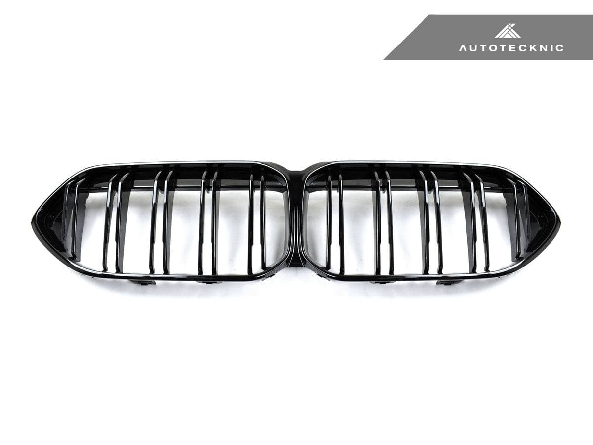 AutoTecknic Dual-Slats Gloss Black Front Grille - BMW F44 2-Series Gran Coupe