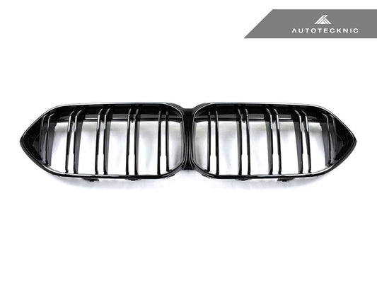 AutoTecknic Dual-Slats Gloss Black Front Grille - BMW F44 2-Series Gran Coupe