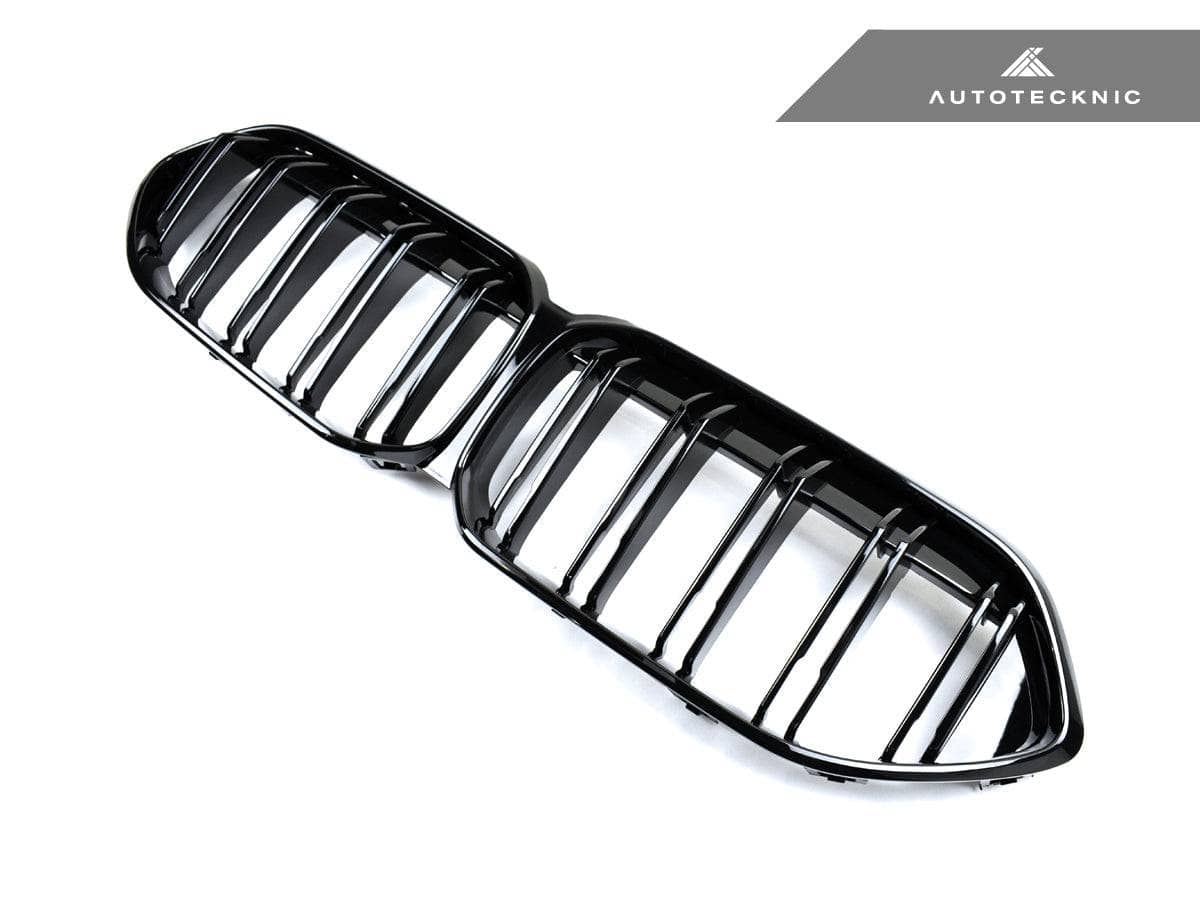 AutoTecknic Dual-Slats Gloss Black Front Grille - BMW F44 2-Series Gran Coupe