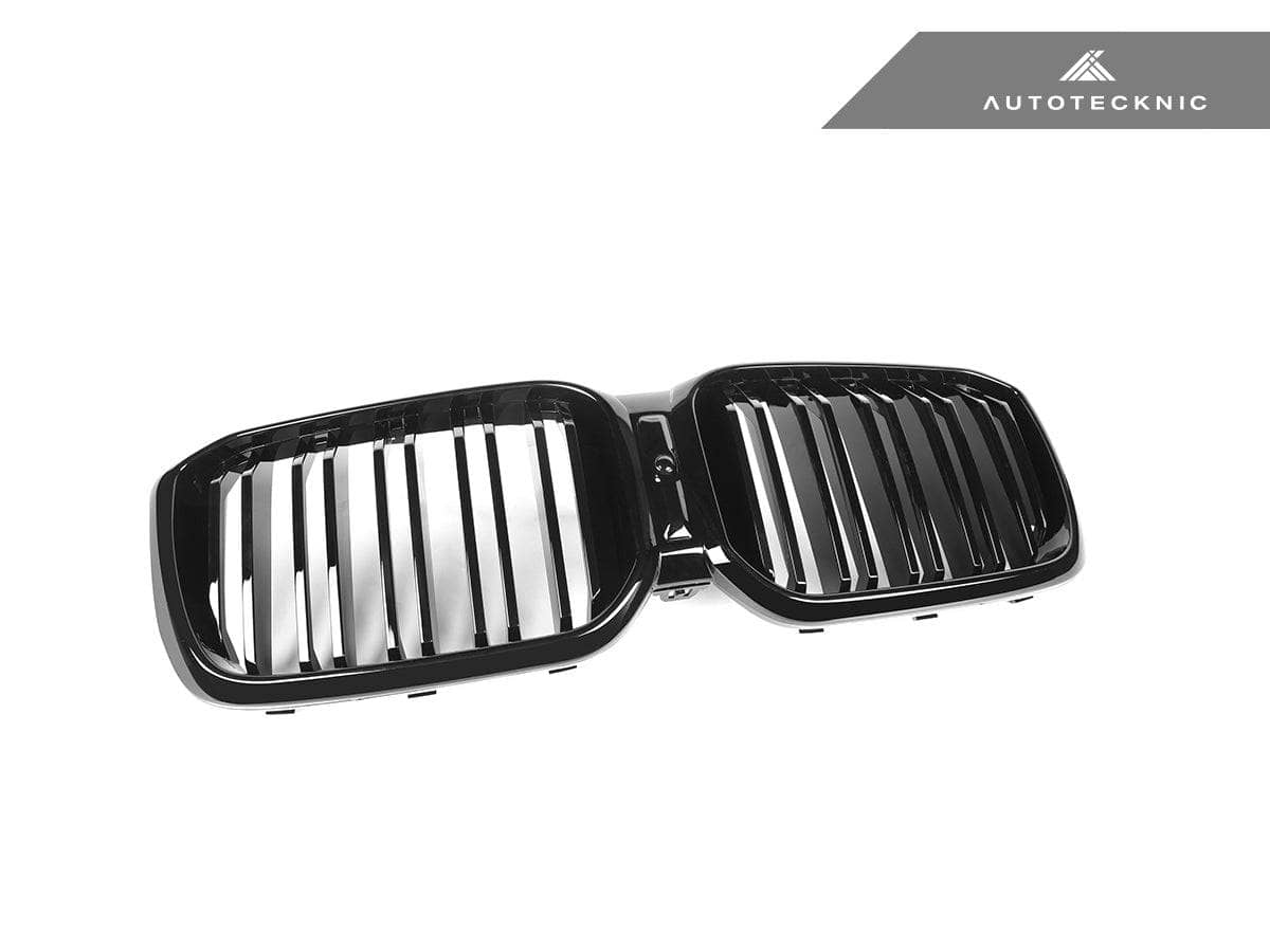 AutoTecknic Dual-Slats Gloss Black Front Grille - BMW G01 X3 | G02 X4 LCI