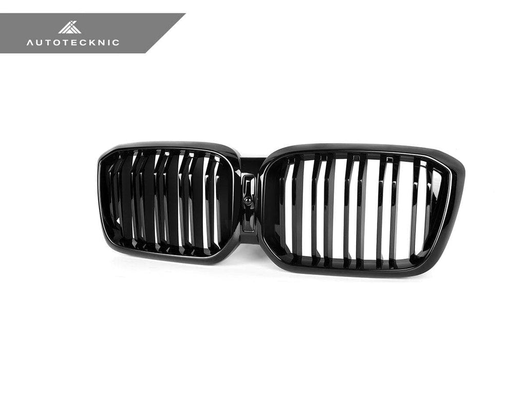 AutoTecknic Dual-Slats Gloss Black Front Grille - BMW G01 X3 | G02 X4 LCI