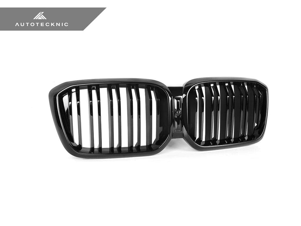 AutoTecknic Dual-Slats Gloss Black Front Grille - BMW G01 X3 | G02 X4 LCI