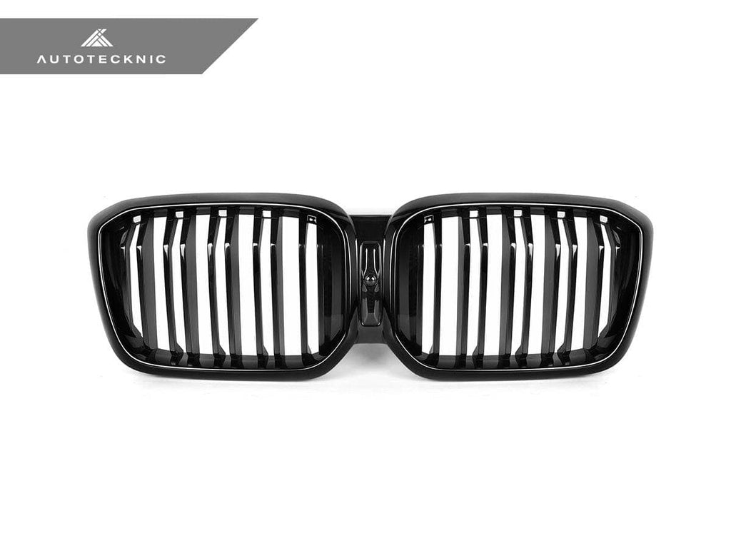 AutoTecknic Dual-Slats Gloss Black Front Grille - BMW G01 X3 | G02 X4 LCI