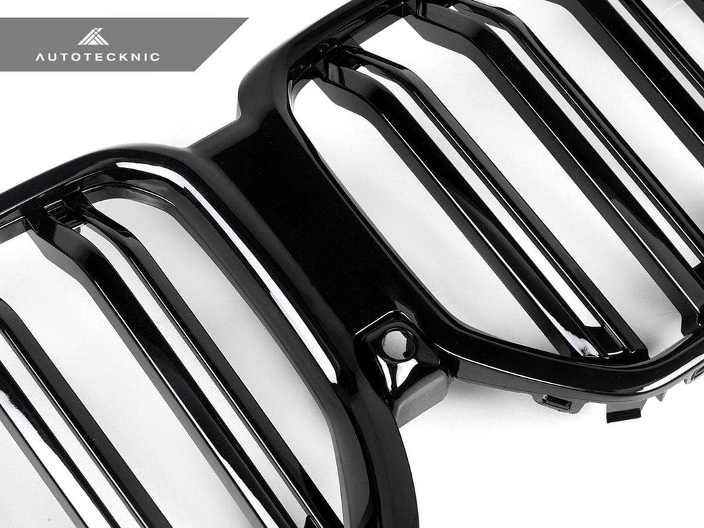 AutoTecknic Dual-Slats Gloss Black Front Grille - BMW G06 X6 LCI