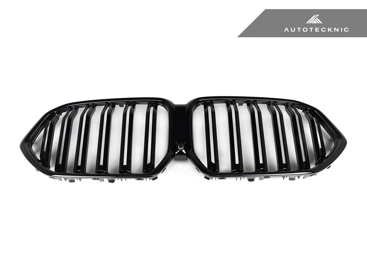 AutoTecknic Dual-Slats Gloss Black Front Grille - BMW G06 X6 LCI