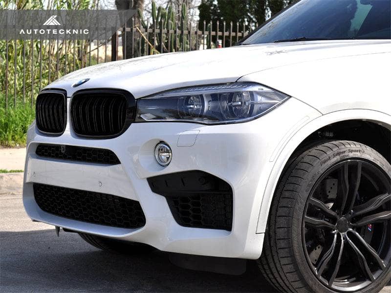 AutoTecknic Dual-Slat Glazing Black Front Grille Set - F15 X5 | F85 X5M & F16 X6 | F86 X6M