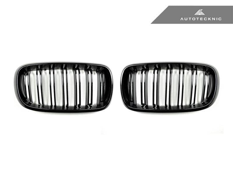 AutoTecknic Dual-Slat Glazing Black Front Grille Set - F15 X5 | F85 X5M & F16 X6 | F86 X6M