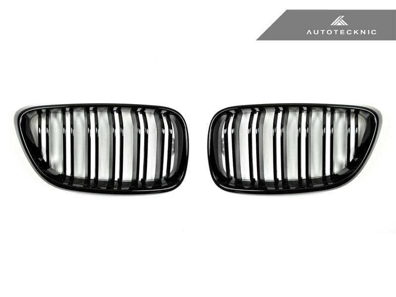 AutoTecknic Dual-Slat Glazing Black Front Grille Set - F22 2-Series | F87 M2