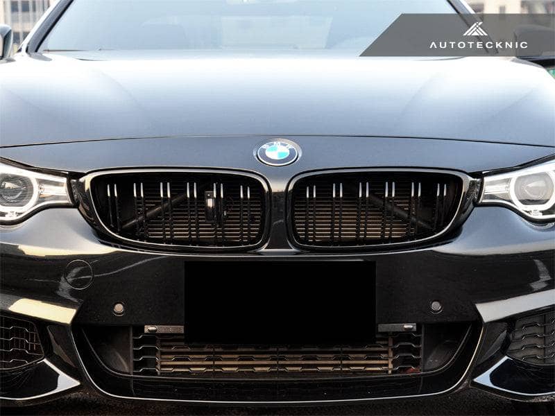 AutoTecknic Dual-Slat Glazing Black Front Grille Set - F32/ F36 4-Series | F80 M3 | F82 M4