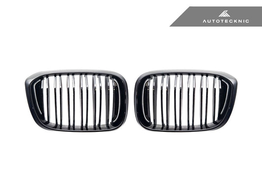 AutoTecknic Dual-Slats Gloss Black Front Grille Set - BMW G01 X3 | G02 X4 Pre-LCI
