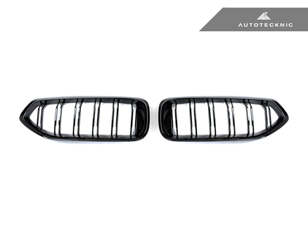 AutoTecknic Dual-Slat Glazing Black Front Grille Set - BMW G29 Z4
