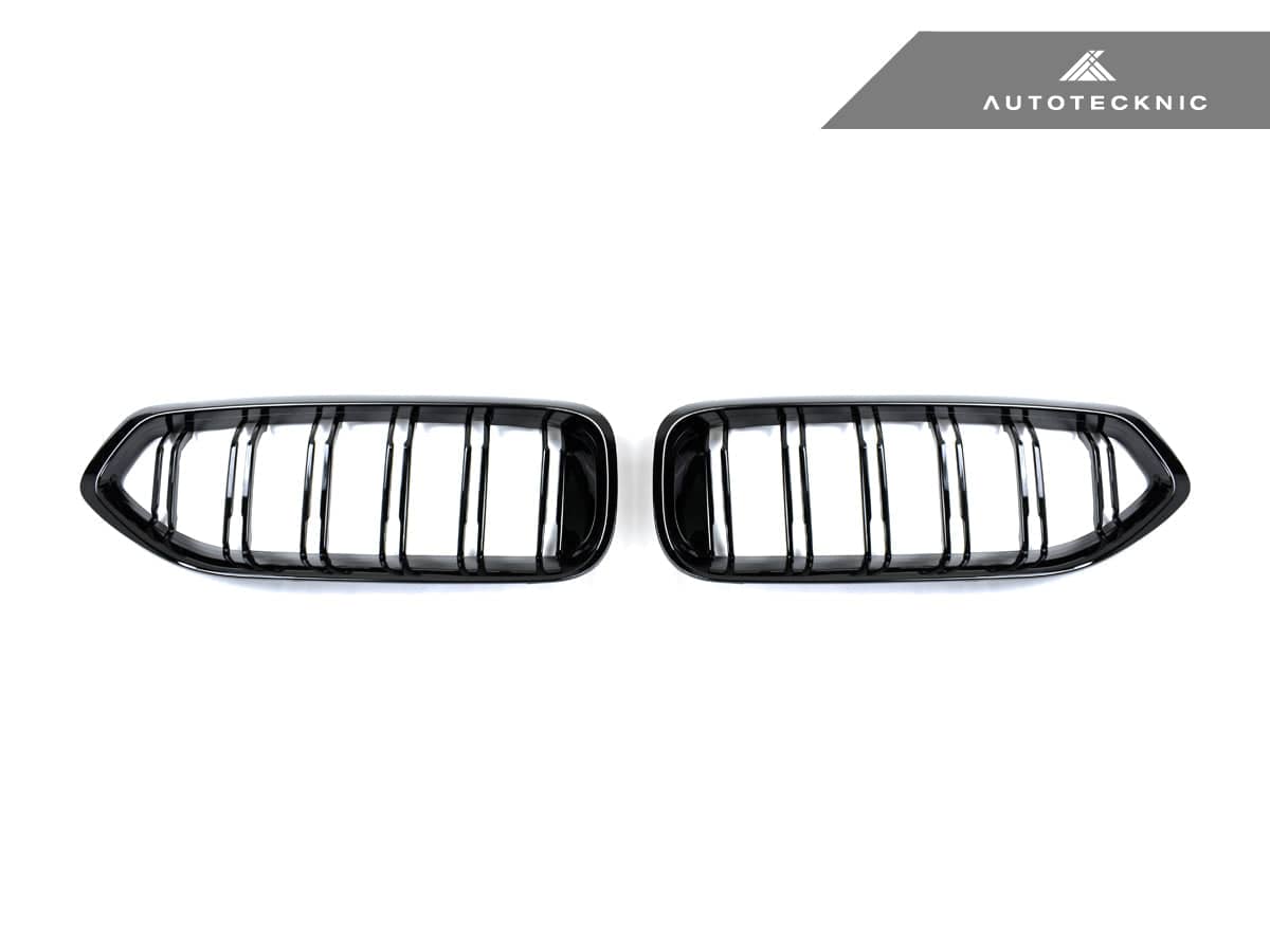 AutoTecknic Dual-Slat Glazing Black Front Grille Set - BMW G29 Z4