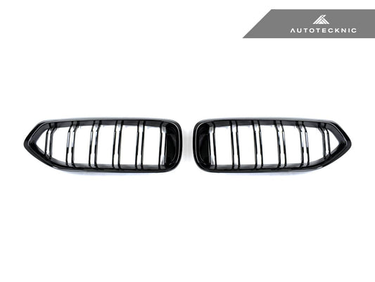 AutoTecknic Dual-Slat Glazing Black Front Grille Set - BMW G29 Z4