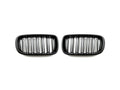 AutoTecknic Dual-Slats Stealth Black Front Grille Set - F15 X5 | F85 X5M & F16 X6 | F86 X6M