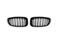 AutoTecknic Dual-Slats Stealth Black Front Grille Set - F34 3-Series Gran Turismo