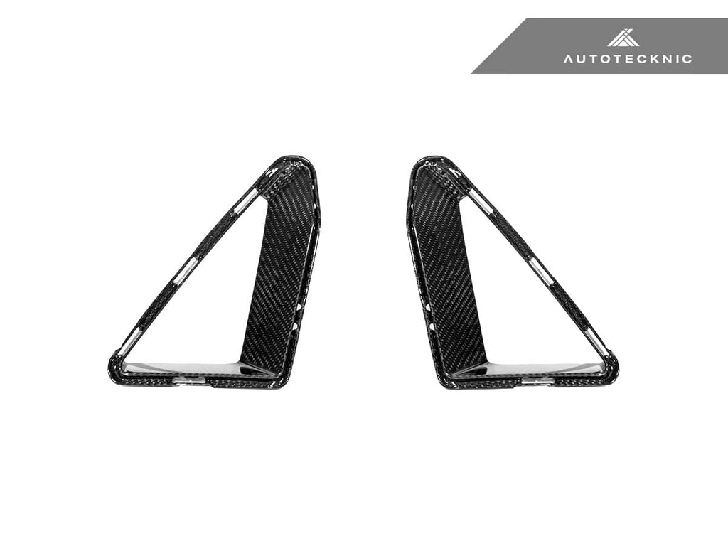 AutoTecknic Front Bumper Carbon Air Curtain Set - BMW G90/ G99 M5