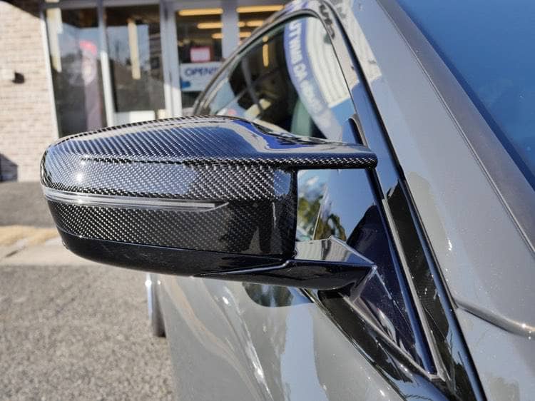 AutoTecknic G8X Style M-Inspired Version II Dry Carbon Mirror Covers - BMW G42 2-Series