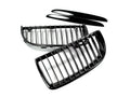 AutoTecknic Glazing Black Front Grille Set - BMW E90 Sedan | E91 Wagon | 3-Series