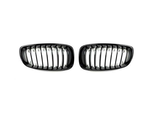 AutoTecknic Glazing Black Front Grille Set - F34 3-Series Gran Turismo