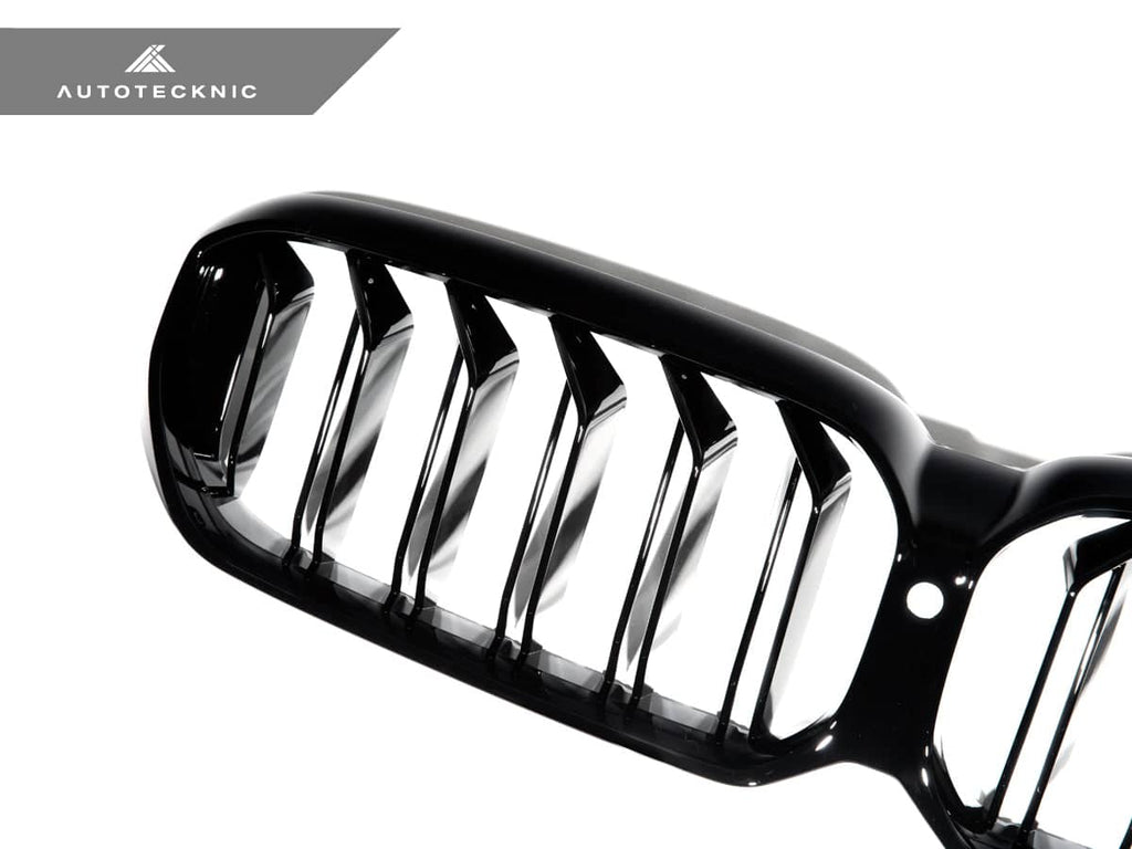 AutoTecknic Gloss Black Front Grille - BMW F90 M5 LCI | G30 5-Series LCI
