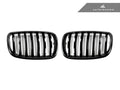 AutoTecknic Glazing Black Front Grille Set - E70 X5 / X5M | E71 X6 / X6M