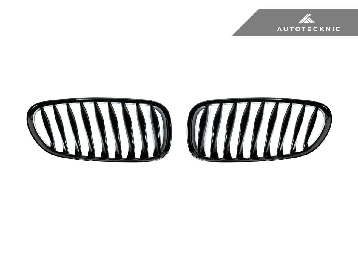 AutoTecknic Gloss Black Front Grille Set - BMW E85 Z4 / Z4M